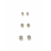 Brinco ponto de luz zirconia redondo 5mm G
